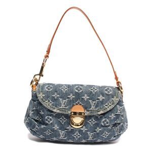 Louis Vuitton Shoulder Bag Mini Pleaty Monogram Denim